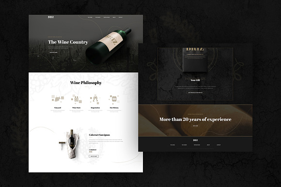 Wine Company - Elementor Pro Layout in Landing Page Templates - product preview 2
