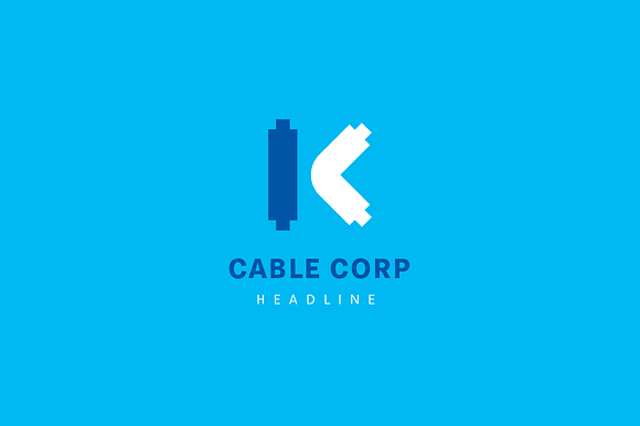 Cable corp logo. in Logo Templates - product preview 2