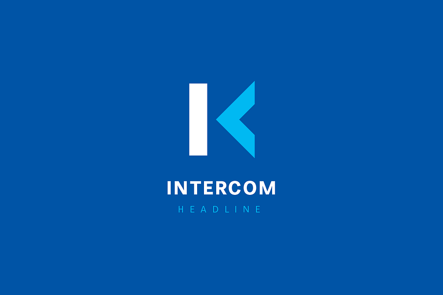 Intercom logo. in Logo Templates - product preview 8