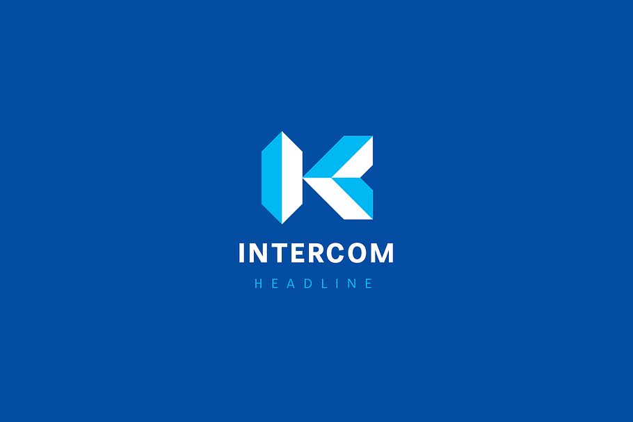Intercom logo. in Logo Templates - product preview 8