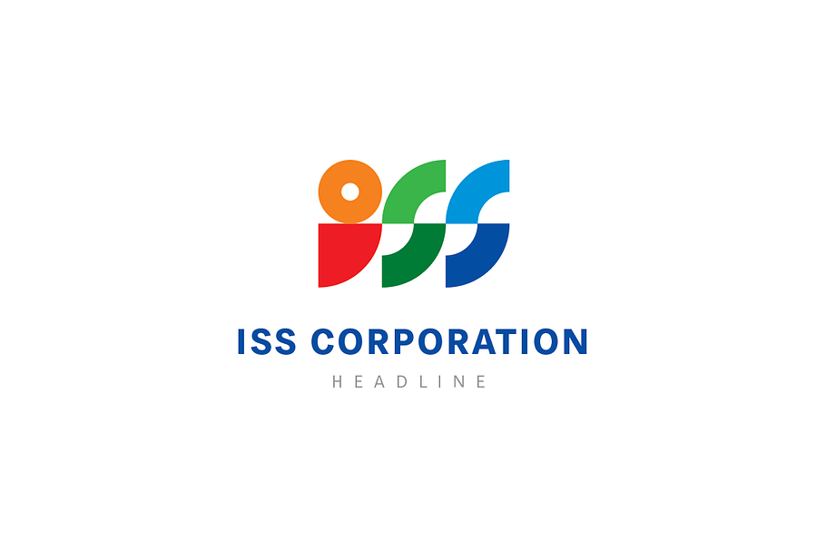 ISS Corp logo. in Logo Templates - product preview 8