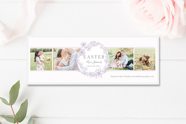 Easter Minis Facebook Template