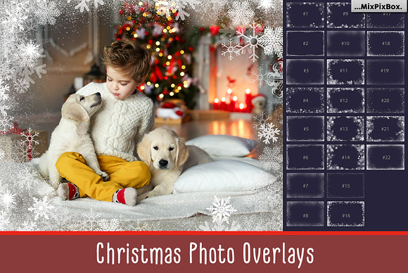 20 Christmas Photo Overlays in Photoshop Layer Styles - product preview 5