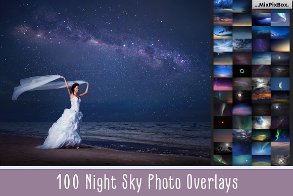 100 Night Sky Overlays in Photoshop Layer Styles - product preview 4