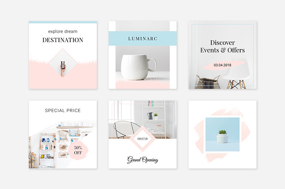 Fusion Instagram Pack in Instagram Templates - product preview 3