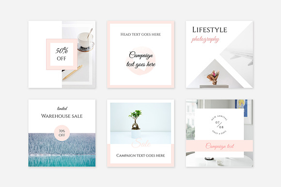 Fusion Instagram Pack in Instagram Templates - product preview 4