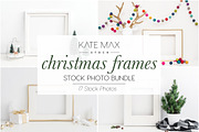 Christmas Frames Stock Photo Bundle 