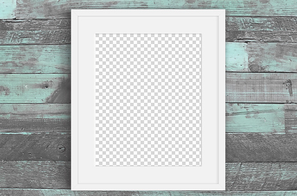 White frame mockup in Print Mockups - product preview 1
