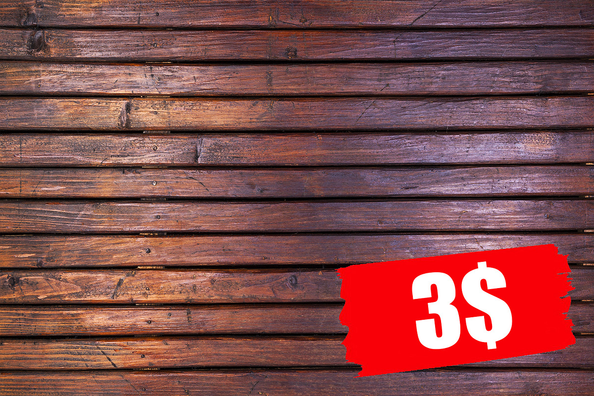Dark wood planks background in Textures - product preview 8
