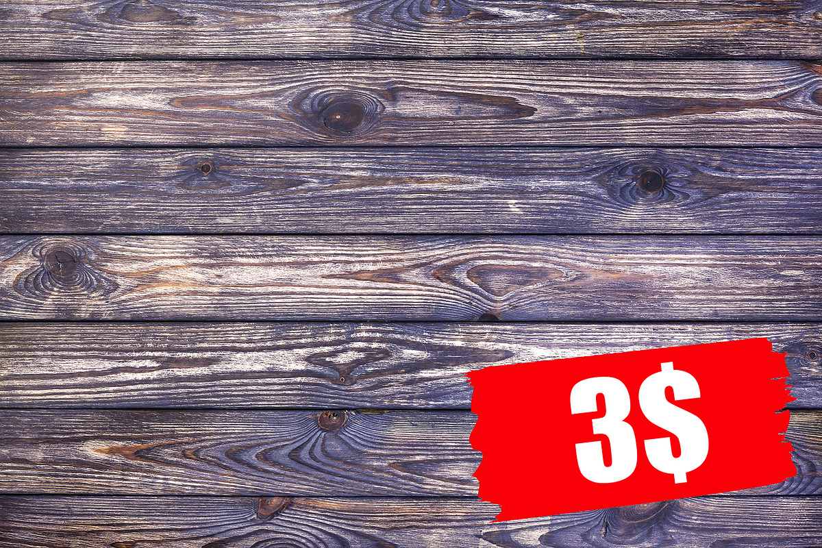 Rustic wooden background, old scratched wood in Textures - product preview 8