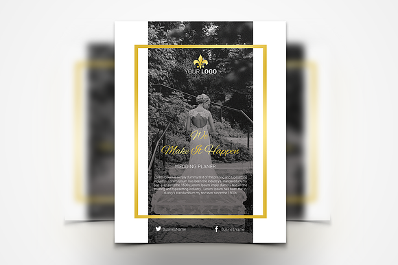 Wedding Dresses Flyers in Flyer Templates - product preview 1