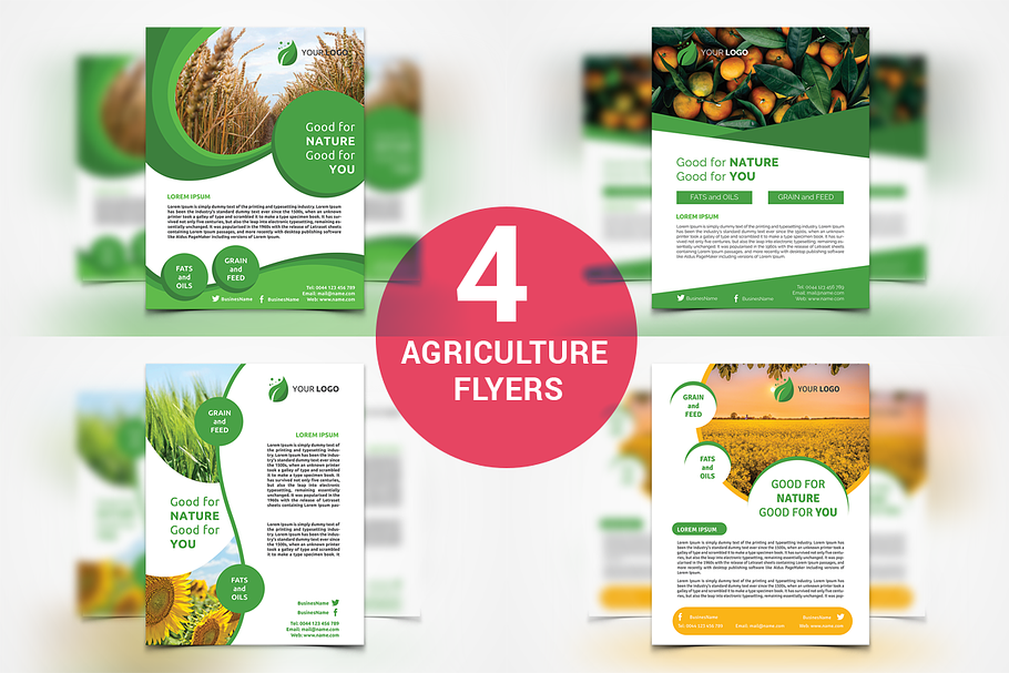 Agriculture Flyers in Flyer Templates - product preview 8