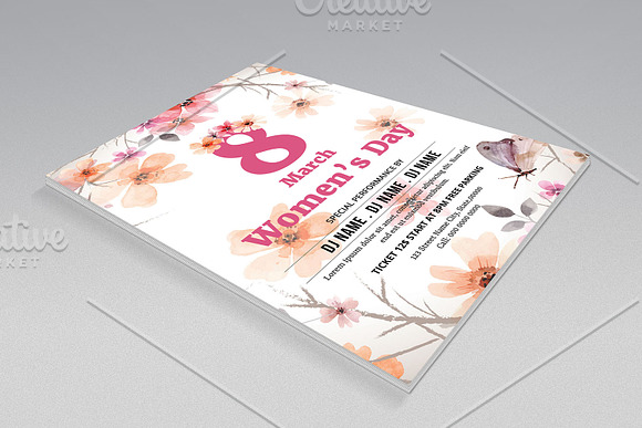 Women's Day Flyer -V780 in Flyer Templates - product preview 1