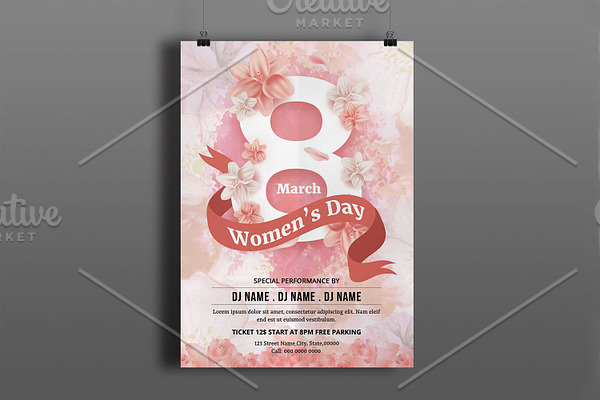 Women's Day Flyer -V781