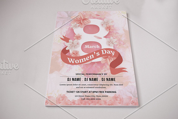 Women's Day Flyer -V781 in Flyer Templates - product preview 1
