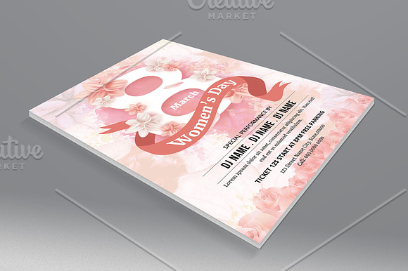 Women's Day Flyer -V781 in Flyer Templates - product preview 2