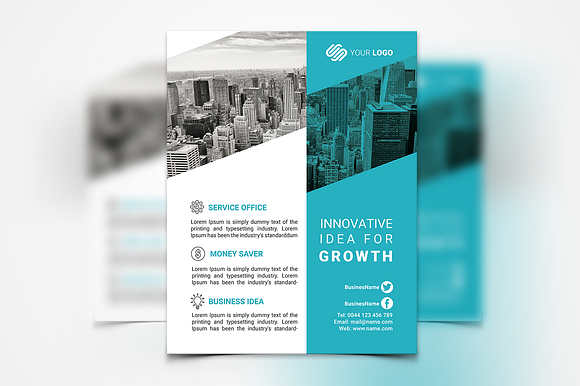 Business Flyers - 4 Templates in Flyer Templates - product preview 4