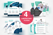 Laboratory Flyers - 4 Templates