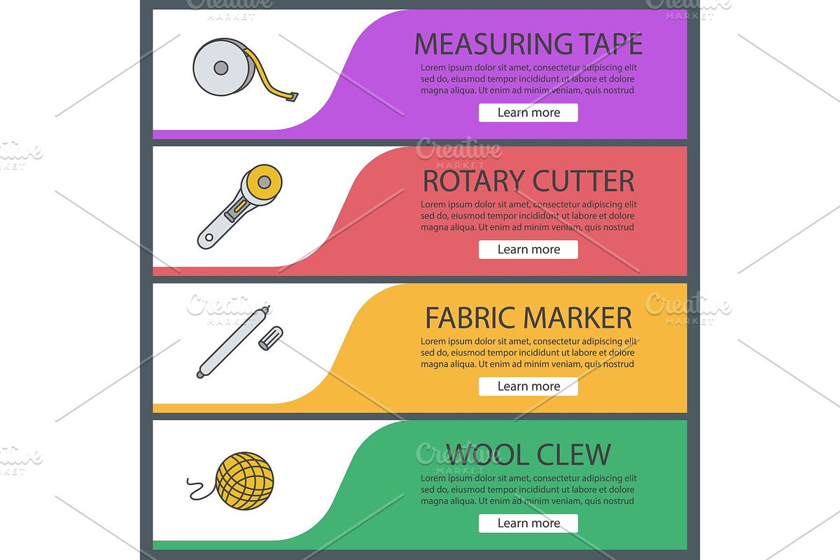 Tailoring web banner templates set in Product Mockups - product preview 8