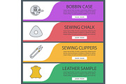 Tailoring web banner templates set