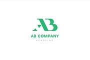 AB company logo.