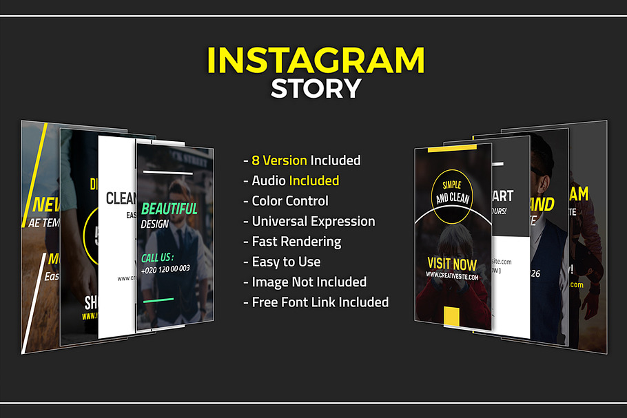Instagram Story (After Effect) in Instagram Templates - product preview 8