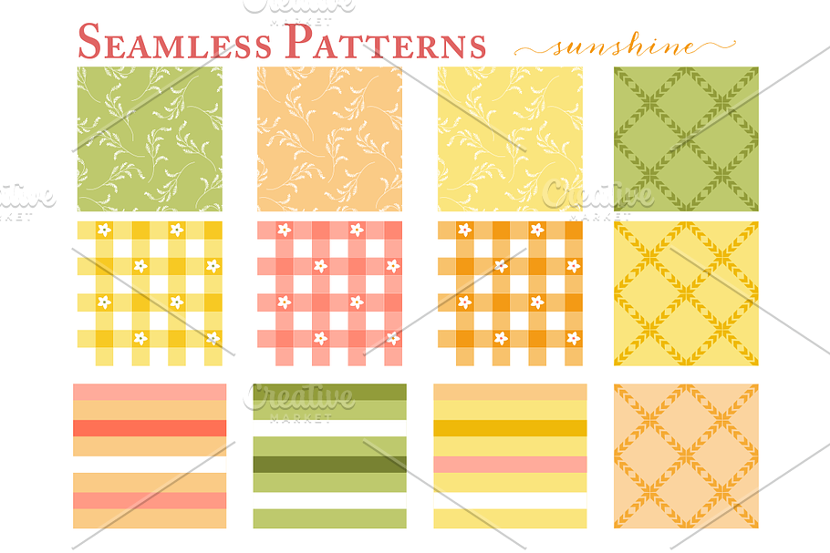 Seamless Patterns - Web Tiles