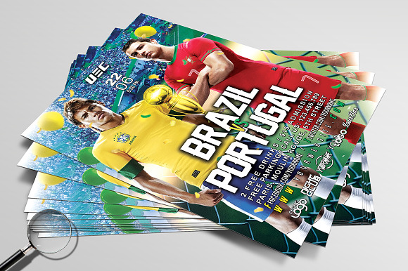 World Soccer Cup 2018 | 2in1 Flyer in Flyer Templates - product preview 3