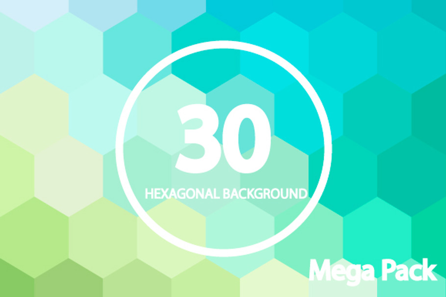 30 Hexagonal Backgrounds . Vol 1,2&3