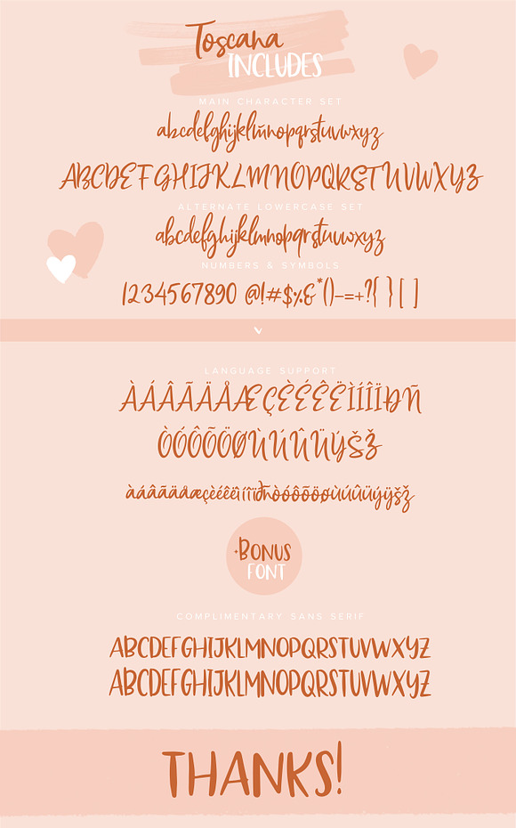 Toscana Font Duo in Script Fonts - product preview 5