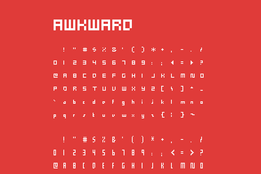 Awkward in Display Fonts - product preview 8