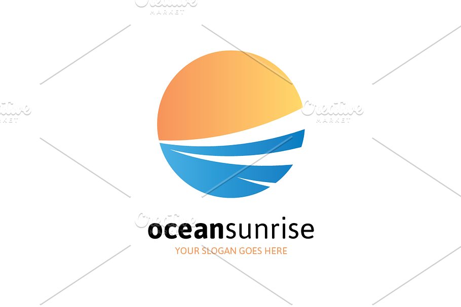 Ocean Sunrise Logo