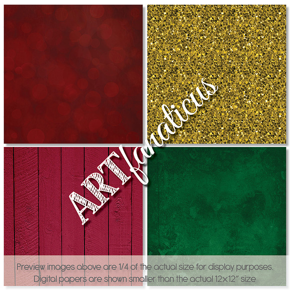 CHRISTMAS TEXTURES in Textures - product preview 2