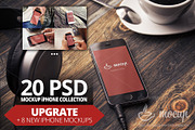 Upgrade! 20 PSD iPhone Mockup 5s, 6