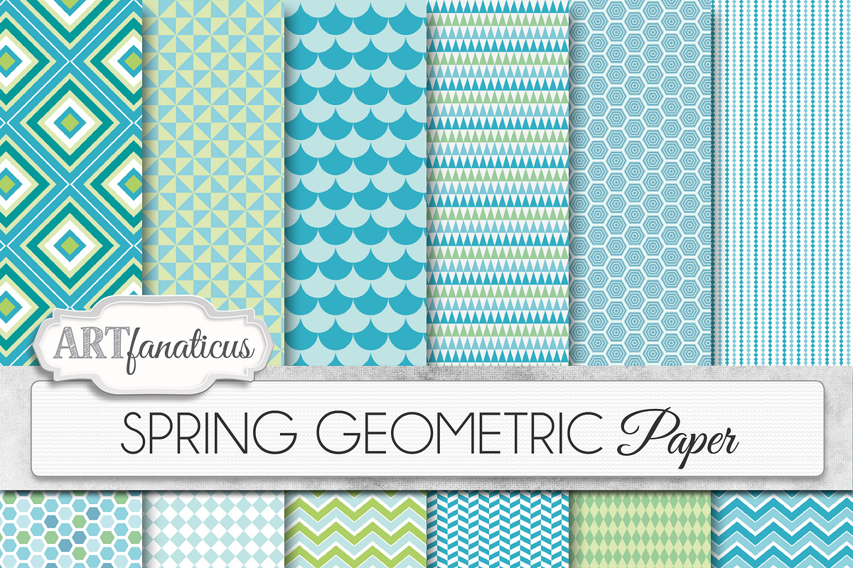 SPRING GEOMETRIC in Patterns - product preview 8