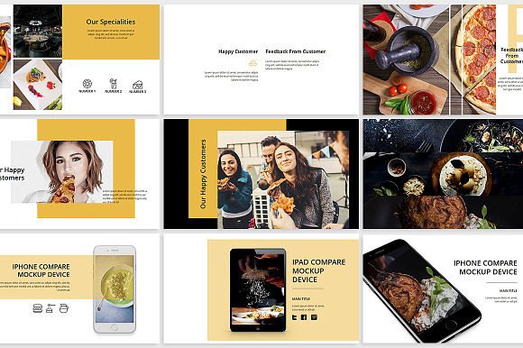 Foodaholic Presentation Template in Google Slides Templates - product preview 6