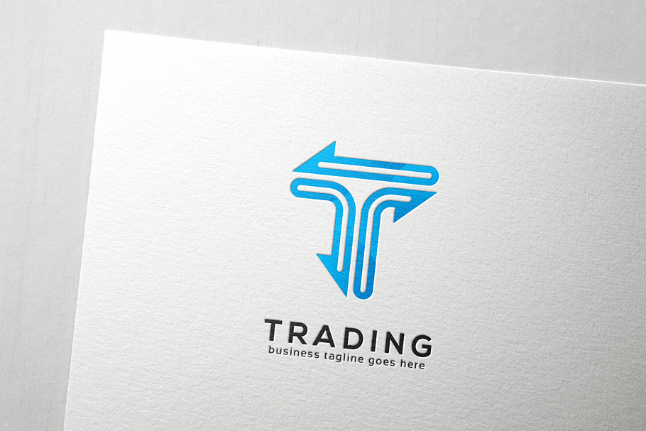 Trading Letter T in Logo Templates - product preview 8