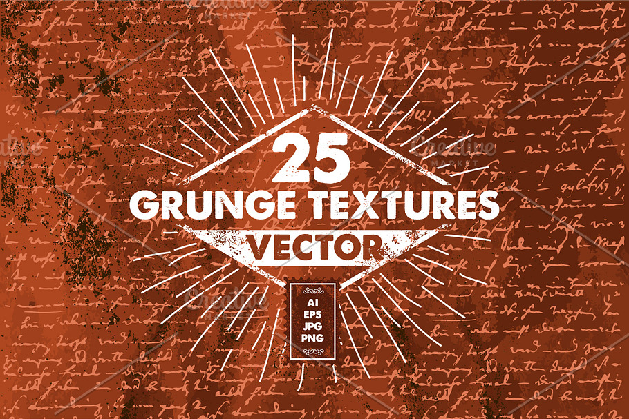 25 SUPERHARDCORE grunge texture PACK in Textures - product preview 8