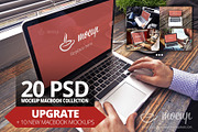 Upgrade! 20 PSD MacBook Mockup