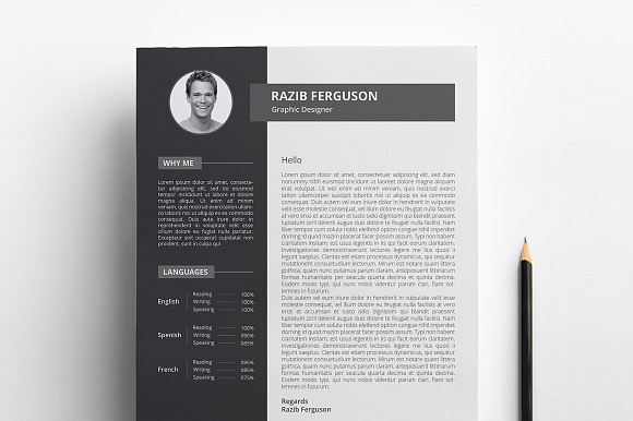 Resume / CV in Resume Templates - product preview 4