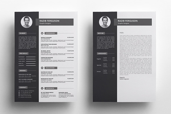 Resume / CV in Resume Templates - product preview 5