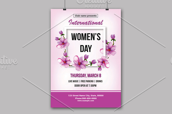 Women's Day Flyer -V782