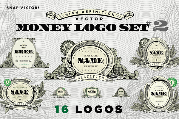 Vector Money Logo Set #2