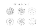 Sacred Geometry Vector Set Vol. 1