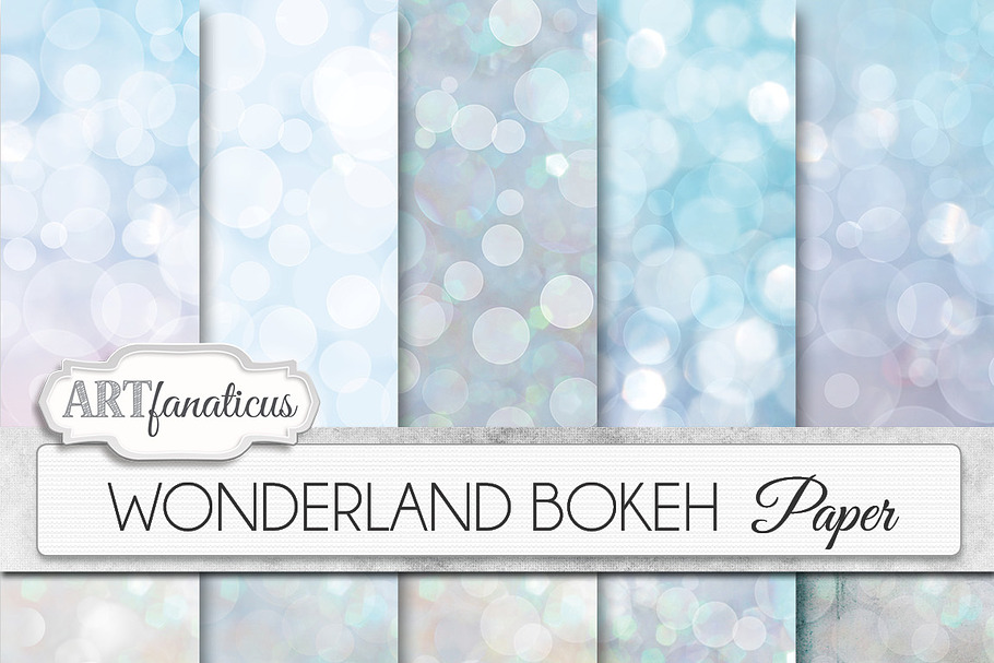 WONDERLAND BOKEH in Textures - product preview 8