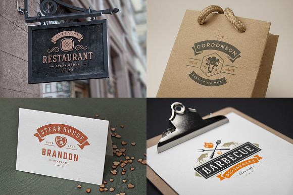 18 Barbecue Logos and Badges in Logo Templates - product preview 4