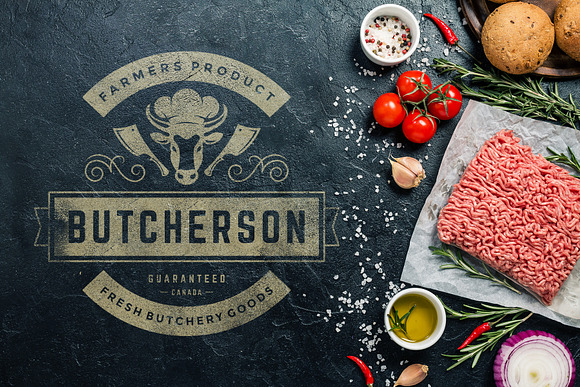 18 Meat Food Logos and Badges in Logo Templates - product preview 10