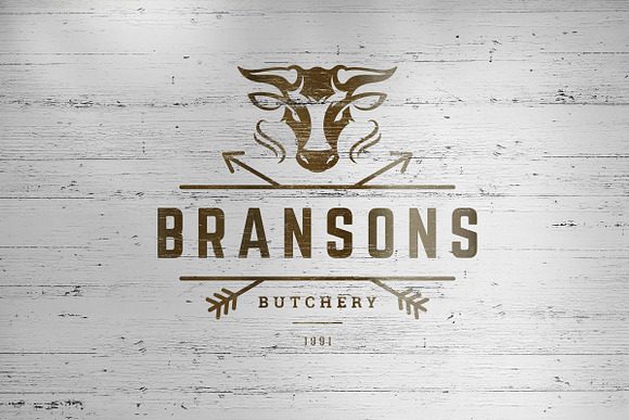 18 Meat Food Logos and Badges in Logo Templates - product preview 12