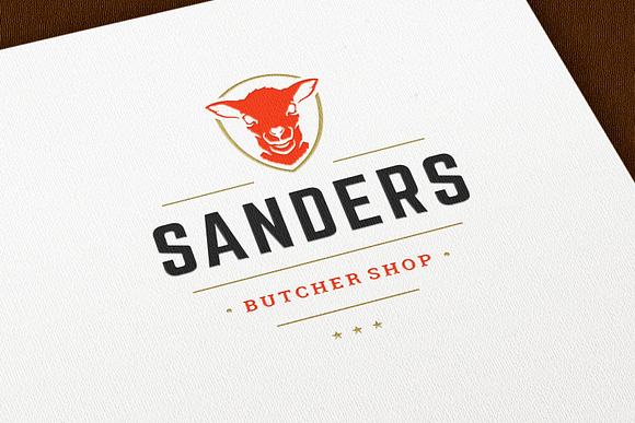 18 Meat Food Logos and Badges in Logo Templates - product preview 13