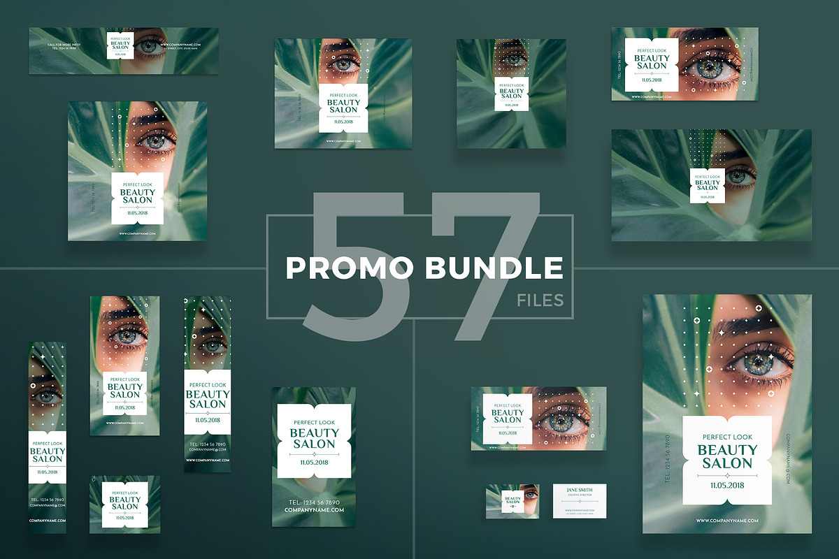 Promo Bundle | Beauty Salon in Templates - product preview 8